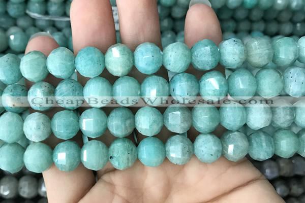 CME241 15.5 inches 10*11mm - 10*12mm pumpkin amazonite beads