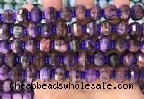 CME307 15.5 inches 8*11mm - 9*12mm pumpkin tiger eye beads