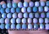 CME316 15.5 inches 8*10mm pumpkin amazonite gemstone beads