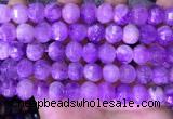 CME323 15.5 inches 9*11mm - 10*12mm pumpkin lavender amethyst beads