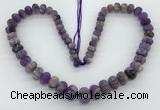 CME336 15 inches 6*8mm – 10*14mm pumpkin amethyst beads