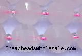 CME359 15 inches 10mm pumpkin rose quartz beads