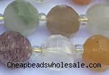 CME364 15 inches 10mm pumpkin mixed beads