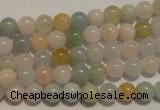 CMG11 15.5 inches 6mm round A grade natural morganite beads