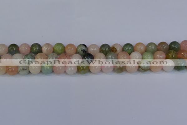 CMG163 15.5 inches 10mm round morganite gemstone beads wholesale