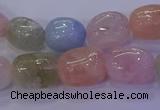 CMG228 15.5 inches 12*16mm - 13*18mm nuggets morganite beads