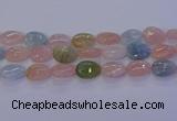 CMG234 15.5 inches 13*18mm flat teardrop morganite beads wholesale