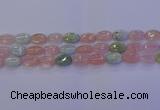 CMG238 15.5 inches 10*14mm oval morganite beads wholesale