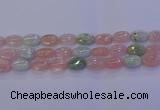 CMG239 15.5 inches 12*16mm oval morganite beads wholesale