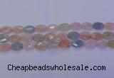 CMG265 15.5 inches 8*12mm faceted oval morganite beads