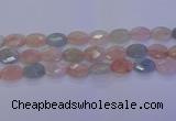 CMG267 15.5 inches 12*16mm faceted oval morganite beads