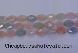 CMG269 15.5 inches 15*20mm faceted oval morganite beads