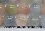 CMG392 15.5 inches 8mm round morganite gemstone beads