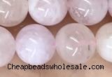 CMG411 15.5 inches 10mm round pink morganite beads wholesale