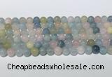 CMG441 15.5 inches 8mm round morganite gemstone beads wholesale