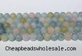 CMG442 15.5 inches 10mm round morganite gemstone beads wholesale