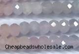 CMG455 15 inches 2*3mm faceted rondelle morganite beads