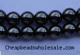 CMH07 16 inches 4mm round magnetic hematite beads Wholesale