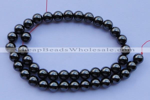 CMH11 16 inches 12mm round magnetic hematite beads Wholesale