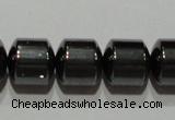 CMH122 15.5 inches 8*8mm tyre magnetic hematite beads