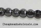 CMH129 15.5 inches 6*6mm pumpkin magnetic hematite beads