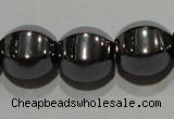 CMH130 15.5 inches 10*10mm pumpkin magnetic hematite beads