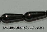 CMH139 15.5 inches 6*16mm teardrop magnetic hematite beads