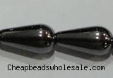 CMH140 15.5 inches 8*16mm teardrop magnetic hematite beads