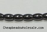 CMH145 15.5 inches 4*6mm rice magnetic hematite beads wholesale