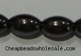 CMH149 15.5 inches 8*12mm rice magnetic hematite beads wholesale