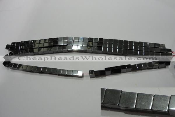 CMH160 15.5 inches 6*6mm cube magnetic hematite beads wholesale