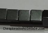 CMH161 15.5 inches 8*8mm cube magnetic hematite beads wholesale