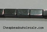 CMH163 15.5 inches 4*8mm cuboid magnetic hematite beads