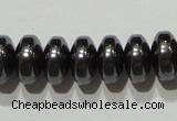 CMH167 15.5 inches 5*8mm rondelle magnetic hematite beads