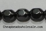 CMH169 15.5 inches 6*8mm lantern magnetic hematite beads