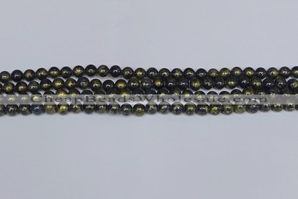 CMJ1005 15.5 inches 4mm round Mashan jade beads wholesale