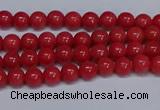 CMJ106 15.5 inches 4mm round Mashan jade beads wholesale