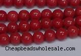 CMJ107 15.5 inches 6mm round Mashan jade beads wholesale