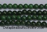 CMJ176 15.5 inches 4mm round Mashan jade beads wholesale