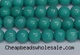 CMJ191 15.5 inches 6mm round Mashan jade beads wholesale