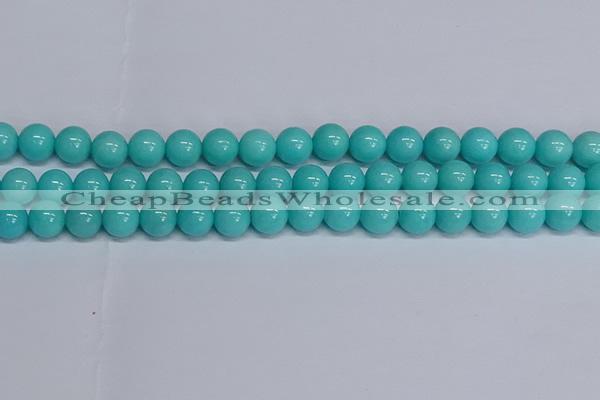 CMJ194 15.5 inches 12mm round Mashan jade beads wholesale