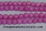 CMJ204 15.5 inches 4mm round Mashan jade beads wholesale