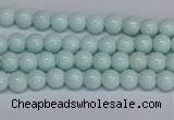 CMJ211 15.5 inches 4mm round Mashan jade beads wholesale