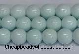 CMJ214 15.5 inches 10mm round Mashan jade beads wholesale