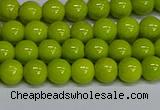 CMJ219 15.5 inches 6mm round Mashan jade beads wholesale