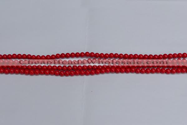 CMJ225 15.5 inches 4mm round Mashan jade beads wholesale