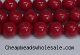 CMJ241 15.5 inches 8mm round Mashan jade beads wholesale