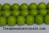 CMJ269 15.5 inches 8mm round Mashan jade beads wholesale