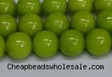 CMJ271 15.5 inches 12mm round Mashan jade beads wholesale