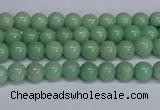 CMJ281 15.5 inches 4mm round Mashan jade beads wholesale